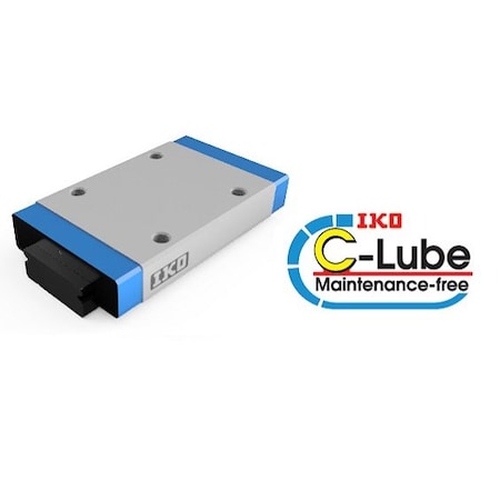 Iko Miniature Linear Way, Ball Type Slide Unit for Wide Rail, Maintenance Free MLFG18C1HS2